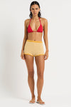 Ozzy Shorts in Saffron / White - Nina Front