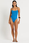 Irsa One Piece in Blue Topaz - Nina Front
