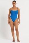 Irsa One Piece in Blue Topaz - Yaz Front