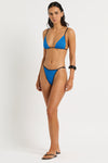 Idris Triangle in Blue Topaz - Nina Side