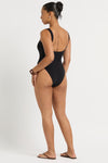 Ring Maddox One Piece in Black - Yaz Back