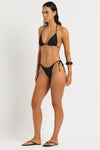 Beaded Ingrid Triangle in Black - Nina Side