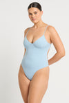 Alana One Piece in Moonstone Lycra | bond-eye Australia