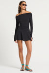 Nixi Long Sleeve Mini Dress in  | bond-eye Australia
