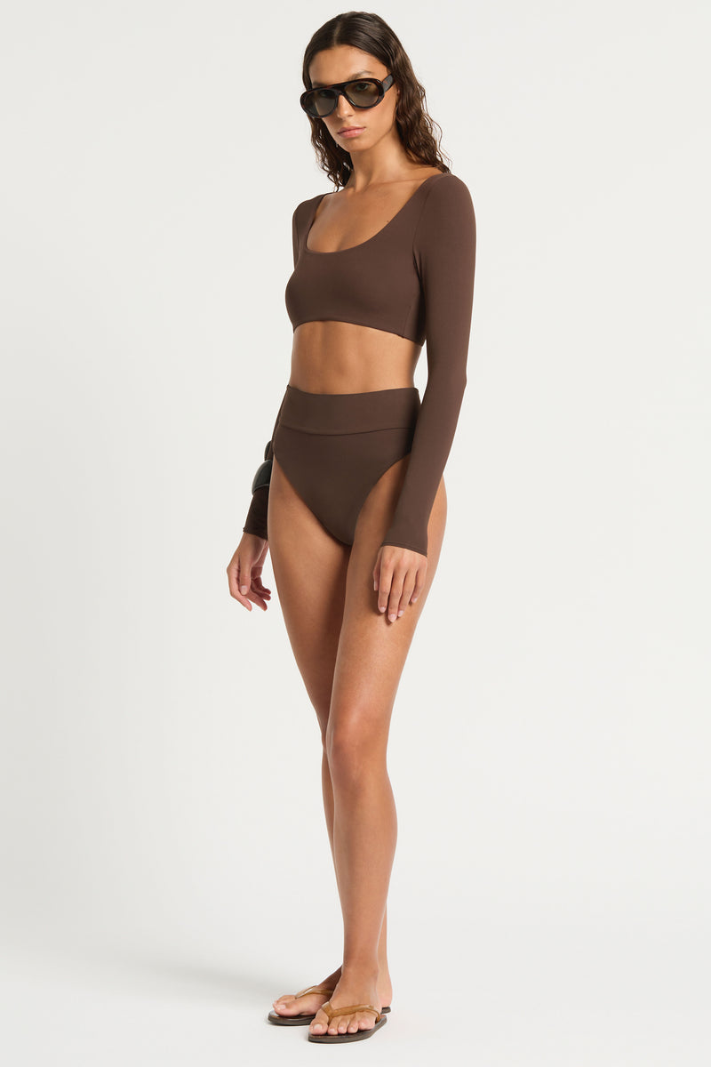 Halle Long Sleeve Crop in  | bond-eye Australia