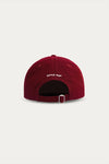 Baseball Cap in Wine - Back