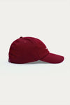 Baseball Cap in Wine - Side
